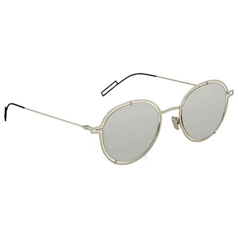 dior 0210s|Dior Silver Mirror Round Sunglasses CD 0210S 010 DC.